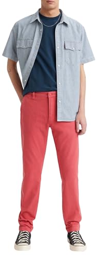 Levis Xx Chino Standard Ii, Pantaloni Uomo, Garnet Rose Shady Garment Dye, 33W / 34L