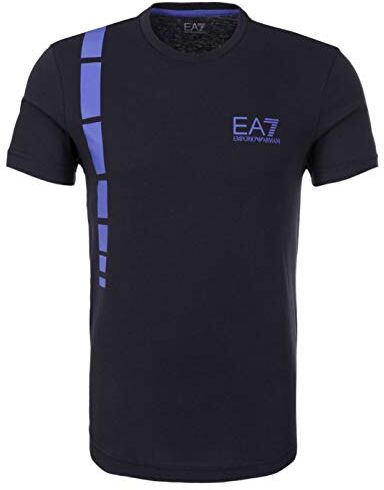 Emporio Armani Maglietta T-Shirt Uomo EA7 6XPT59 PJ02Z, Manica Corta, Girocollo (Blu Scuro, M)