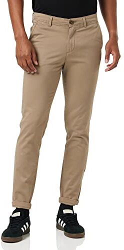 Jack & Jones Jjimarco Jjbowie Sa, Pantaloni Uomo, Beige, 34W / 36L