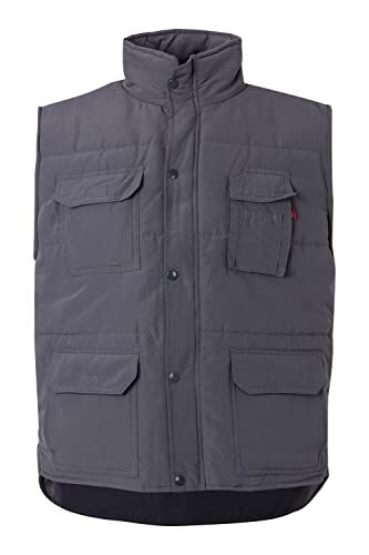 Velilla Serie 108 Gilet multitasche trapuntato (Taglie XXL) colore grigio