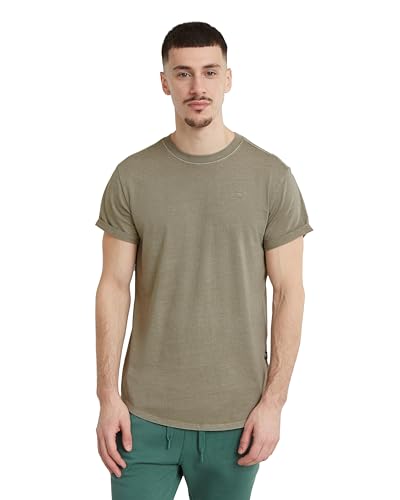 G-STAR RAW Overdyed Lash T-Shirt, T-shirt Uomo, Grigio (rock ridge gd -2653-G471), XXL