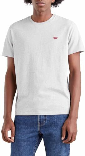 Levis Ss Original Housemark Tee, T-Shirt Uomo, Light Mist Heather, XXL