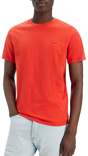 Levis Ss Original Housemark Tee, T-Shirt Uomo, Valiant Poppy, M