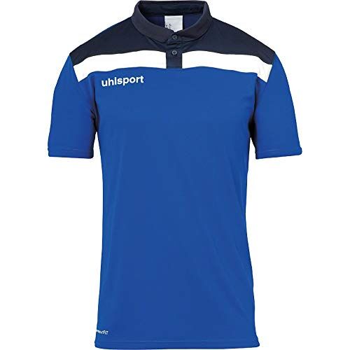 Uhlsport Offense 23 Polo Shirt, Uomo, Blu/Blu Oltremare/Bianco, 152