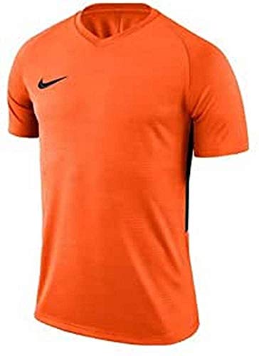 Nike Dry Tiempo Premier Maglietta Uomo, Arancione/nero, XL