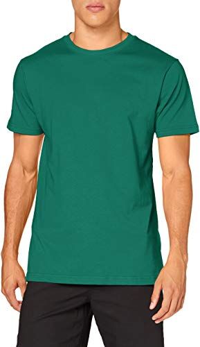 Build Your Brand T-Shirt Round Neck, Forest Green, XXL Uomo