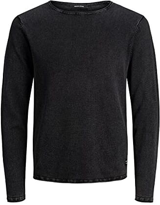 Jack & Jones Jjeleo Knit Crew Neck Noos, Maglione, Caviale, S