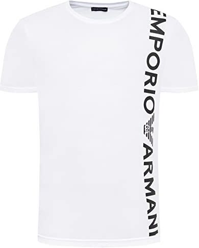 Emporio Armani Maglietta Uomo 211831 2R479, T-Shirt Manica Corta, Girocollo (Bianco, M)