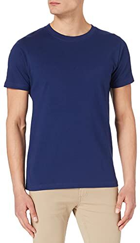 Build Your Brand T-Shirt Round Neck, Uomo, Light Navy, XXL