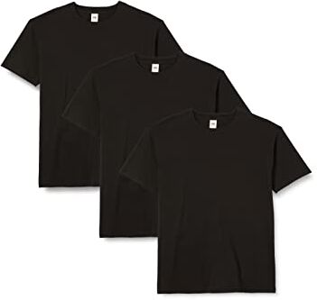 Fruit of the Loom Heavy Cotton Tee Shirt 3 pack, T-shirt da uomo, colore nero, taglia XXX-Large