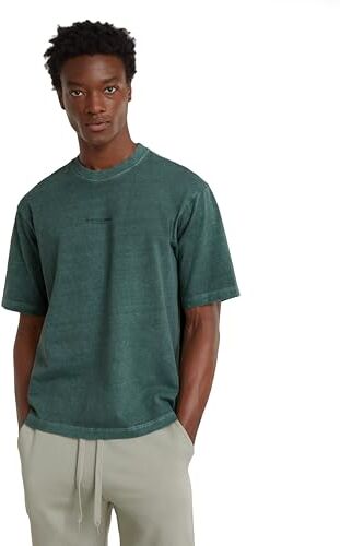 G-STAR RAW Center Chest Boxy T-Shirt Donna, Verde scuro (blue spruce gd -C756-G472), M