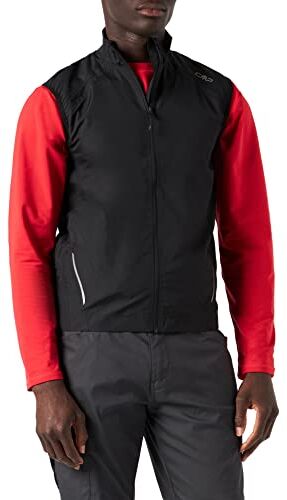 CMP Gilet sportivo da uomo, Nero, 48