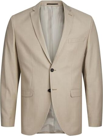 Jack & Jones Jprsolaris Blazer Noos Giacca, Pure Cashmere/Fit: Super Slim Fit, 54 Uomo