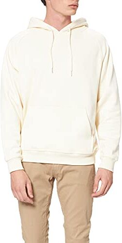 Urban Classics Felpa con Cappuccio per Uomo, Invernale, Hoody Tinta Unita, Basic Casual Style, Colore: beige, Taglia: 3XL