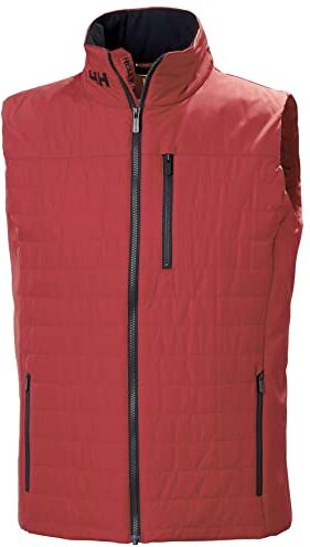 Helly Hansen Uomo Gilet Isolante Crew 2.0, L, Rosso