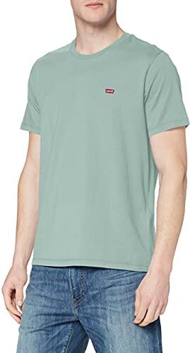 Levis Ss Original Housemark Tee, T-Shirt Uomo, Blue Surf, XS