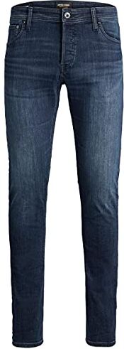 Jack & Jones Jeans Glenn Morbido, Elasticizzato (34W / 32L, Blu)