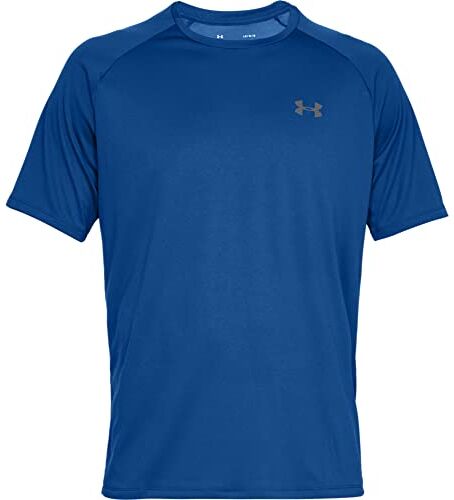 Under Armour Ua Tech 2.0 Ss Tee, T-shirt Uomo, Royal (400)/Graphite, L