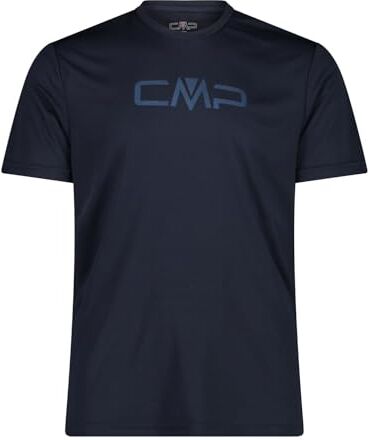 CMP T-Shirt da Uomo, B.Blue-Dusty Blue, 48