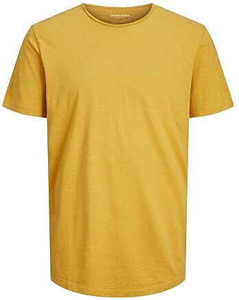 Jack & Jones JJEBASHER TEE O-NECK SS NOOS, T-Shirt Uomo, Giallo (Honey Gold Fit:REG), XXL