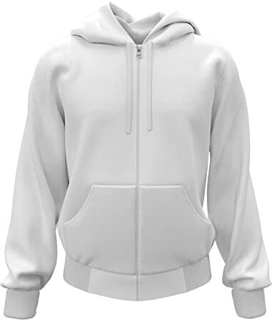 HEKLIST Clothes felpa uomo con cappuccio e zip tinta unita, felpa con cappuccio e zip basic tinta unita, regular fit uomodonna, autunnoinverno, no logo interno in pile.