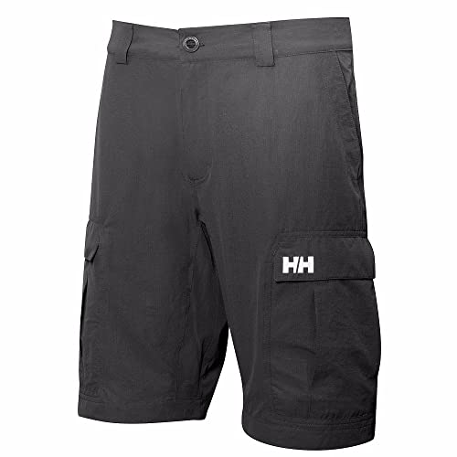 Helly Hansen Uomo Pantaloncini HH Cargo Asciugatura Rapida, 32, Ebano