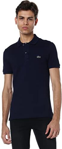 Lacoste , Polo Uomo, Blu (Marine), XS