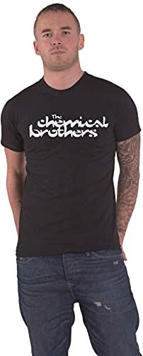 The Chemical Brothers Rock Off  Unisex T-Shirt: Logo (Small) X-Large Black Unisex