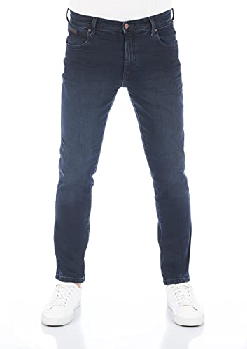 Wrangler Texas Slim Jeans, Blu (Rough Blue), 33W / 34L Uomo