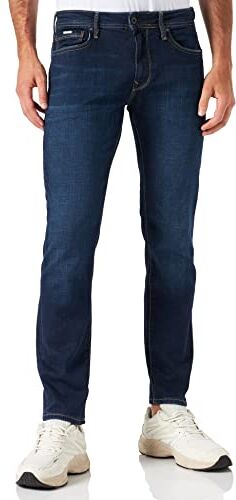 Pepe Jeans Stanley Regular Fit Uomo Jeans Regular Fit Regular Denim, Blu (Denim-vx2), 38W / 30L