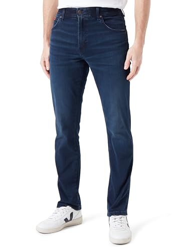Wrangler Texas Slim Jeans, Wild Horse, 38W / 36L Uomo