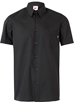 Velilla 531; Camicia a maniche corte, colore nero; taglia 3XL