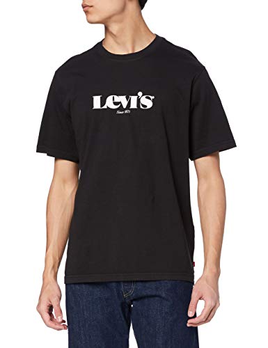 Levis Ss Relaxed Fit Tee, T-shirt Uomo, Modern Vintage Logo Caviar, S