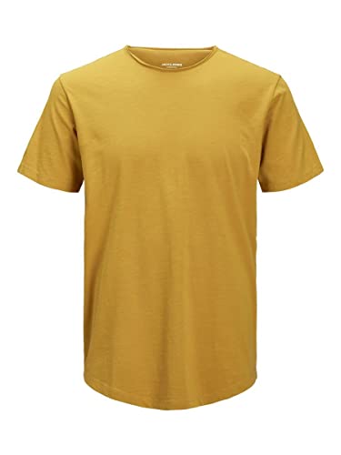 Jack & Jones Jjebasher Tee O-Neck SS Noos T-Shirt, Oro Harvest, XL Uomo