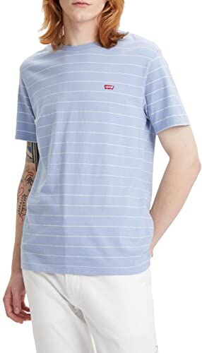 Levis Ss Original Housemark Tee, T-Shirt Uomo, Grass Flower Lavender Lustre, XS