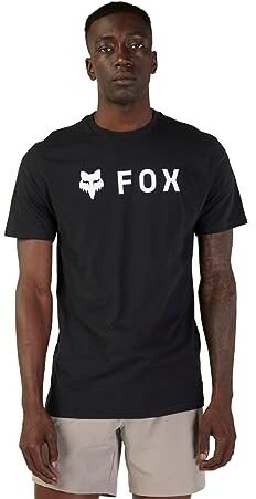 Fox Absolute SS Prem Tee Antivento, Nero, Extra Large per Uomo, Nero, XL