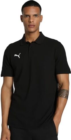 Puma Polo Teamgoal Casuals, Unisex-Adulto, Black White, 3XL