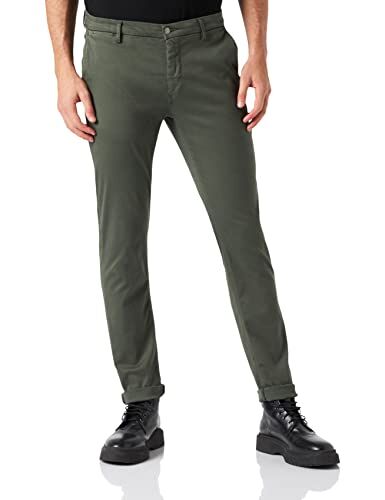 Replay M9627l Zeumar Hyperchino Color Xlite, Jeans Uomo, Moss Green 312, 27W / 30L