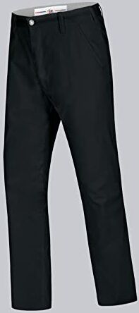 BP Gourmet  Pantaloni Chino da Uomo, Elastico in Vita, 48% Cotone, 48% Poliestere, 4% elastolefina, vestibilità Lunga, Taglia: 50 l, Colore: Nero