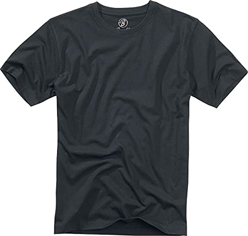 Brandit T-Shirt, Molti (Mimetico Colori, Taglie S Fino 7XL Nero, XXL