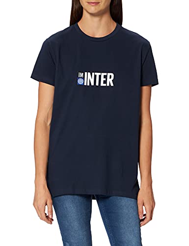 Inter I M Back T-Shirt, Unisex, Blue, Large