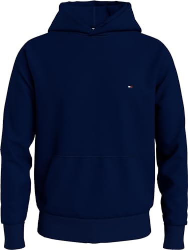 Tommy Hilfiger Flag Logo Hoody  Maglie Pesanti, Blu (Desert Sky), XS Uomo