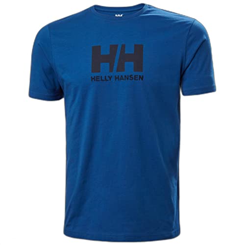 Helly Hansen HH Logo Maglietta, T-shirt Uomo, Deep Fjord, XXL