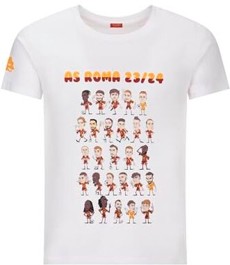 AS Roma T-Shirt Fantacalcio-Miniatures, 4 Anni