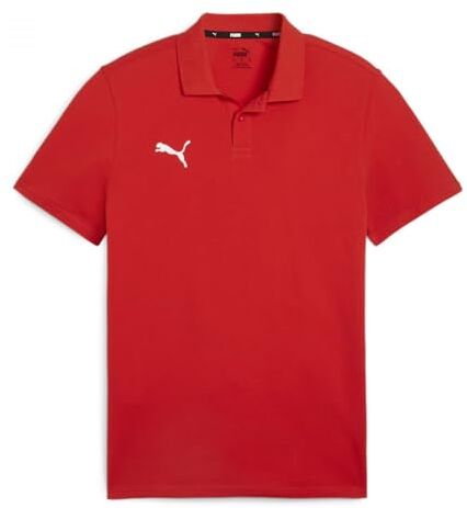 Puma Polo Teamgoal Casuals, Unisex-Adulto, Rosso Bianco, 3XL