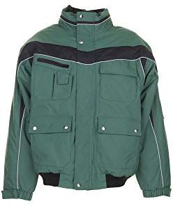 Planam – Inverno blouson plaline, taglia 4 X L, colore: verde/nero, 068