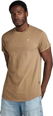 G-STAR RAW Lash T-Shirt, T-shirt Uomo, Multicolore (dk fawn htr -D565-8042), M