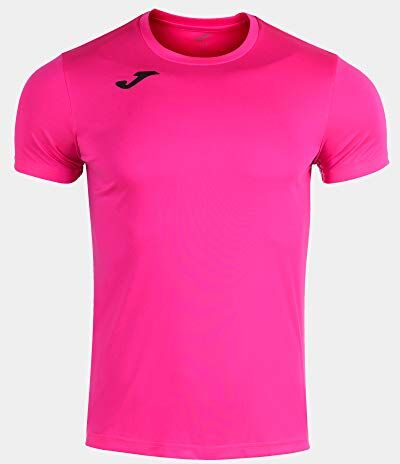 Joma .S Maglietta Sportiva Record II a Manica Corta da Uomo, Rosa Fluorescente, S