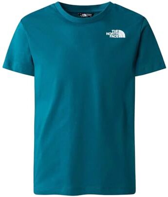 The North Face Redbox T-Shirt Blue Moss/Lemon Yellow 140