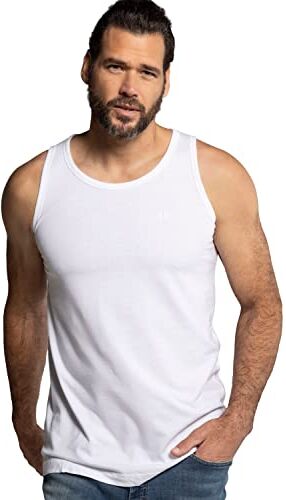 JP 1880 Tanktop, Canottiera Uomo, Bianco, 6XL